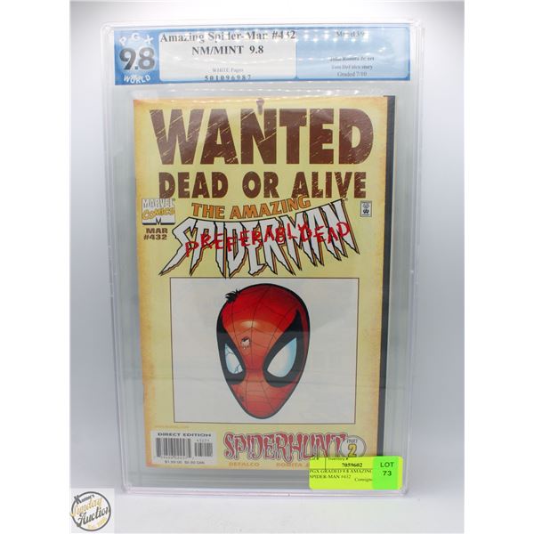 PGX GRADED 9.8 AMAZING SPIDER-MAN #432