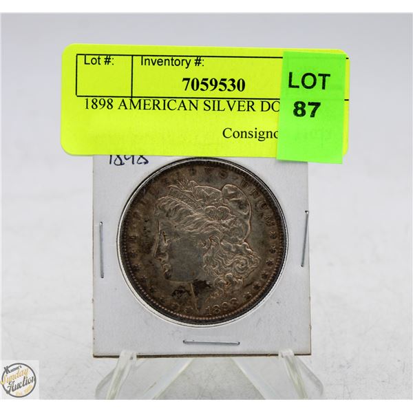 1898 AMERICAN SILVER DOLLAR
