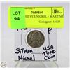 Image 1 : 1945 USA SILVER NICKEL - WARTIME NICKEL