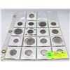 Image 1 : SHEET OF CANADIAN AND AMERICAN COINS