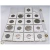 Image 2 : SHEET OF CANADIAN AND AMERICAN COINS