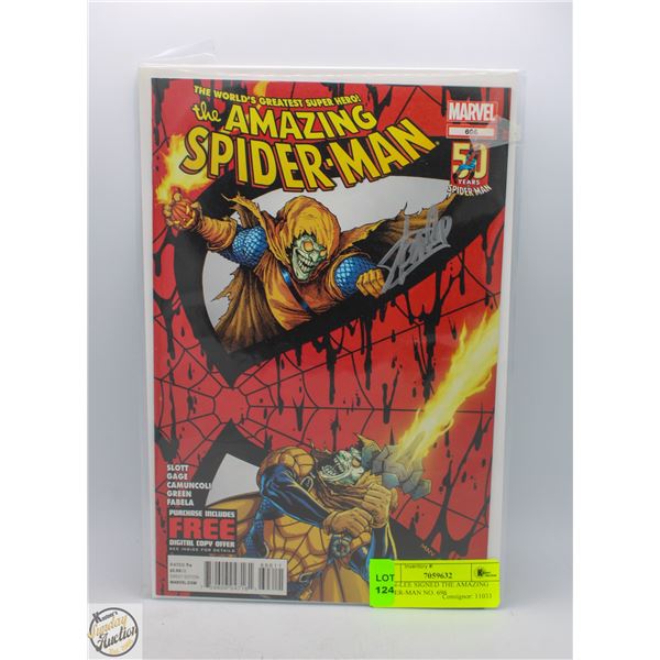 STAN-LEE SIGNED THE AMAZING SPIDER-MAN NO. 696
