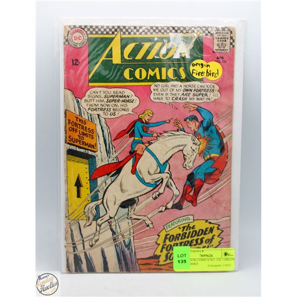 DC ACTION COMICS NO. 336 - ORIGIN OF FIREBIRD