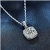 Image 2 : 1 CT GRA CERTIFIED ROUND BRILLIANT 925S NECKLACE