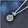 Image 3 : 1 CT GRA CERTIFIED ROUND BRILLIANT 925S NECKLACE
