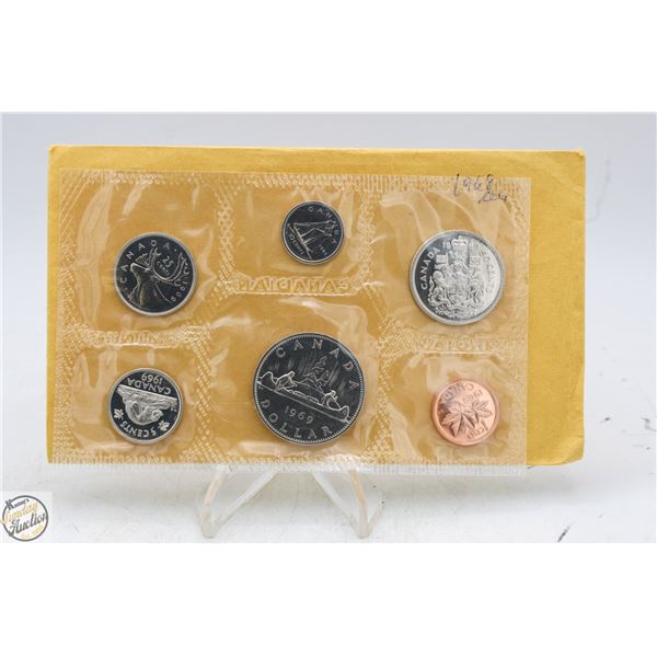 1969 CANADA PROOF-LIKE RCM SEALED COIN SET