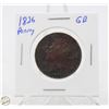 Image 1 : 1826 GREAT BRITAIN GEORGE IV ONE PENNY COIN