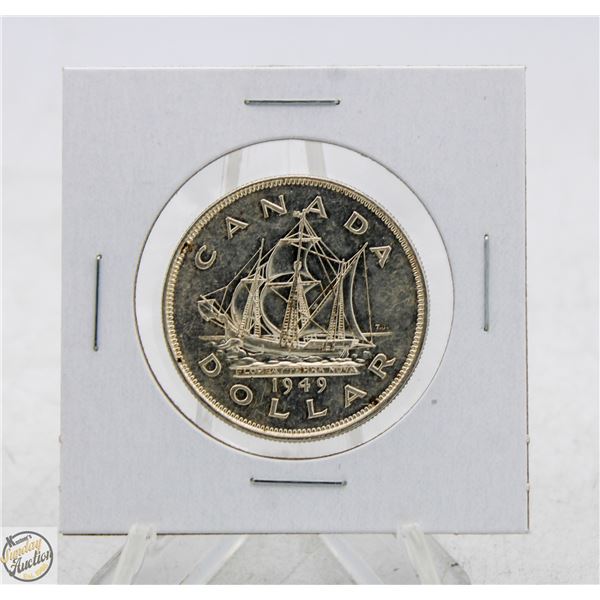 1949 SILVER CANADA COMMEMORATIVE $1 COIN