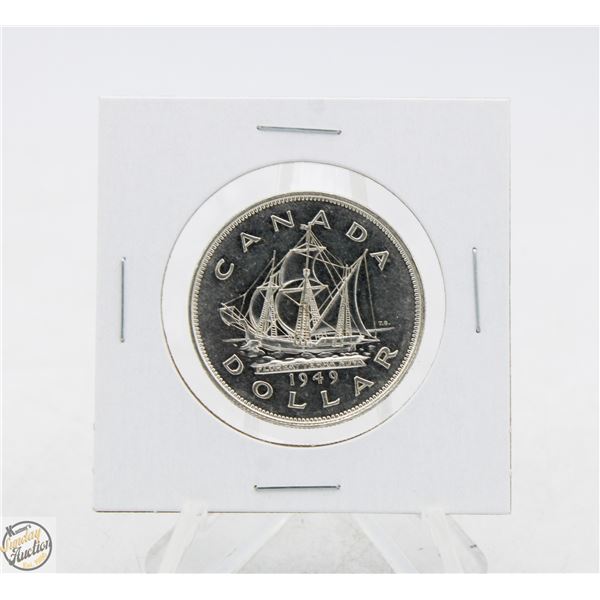1949 SILVER CANADA COMMEMORATIVE $1 COIN
