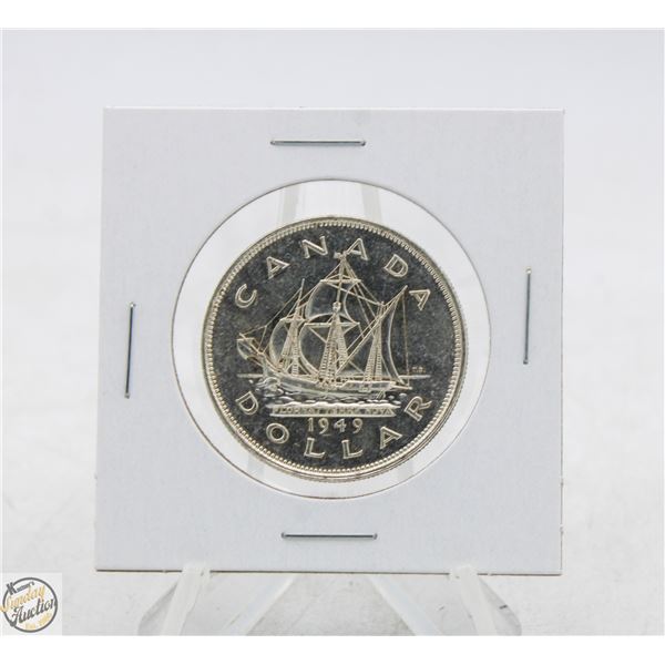 1949 SILVER CANADA COMMEMORATIVE $1 COIN