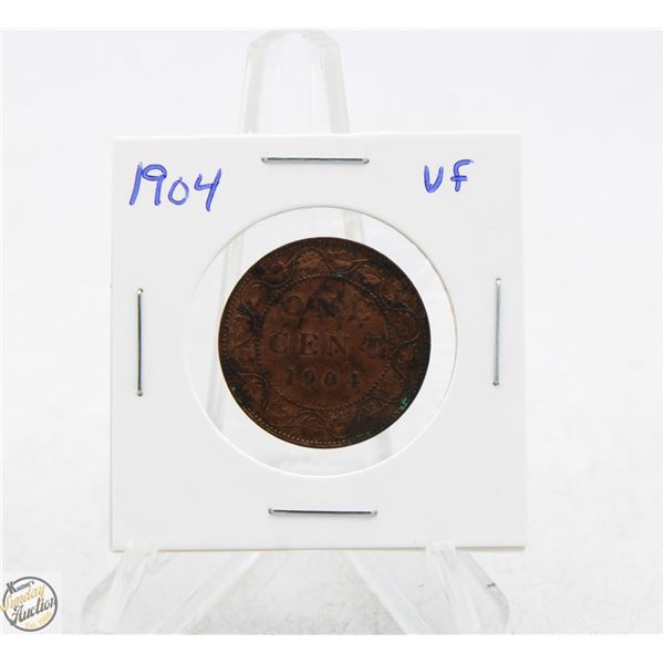 1904 CANADA LARGE ONE CENT COIN