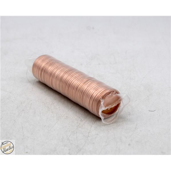 2009 NON-MAGNETIC CANADA RCM MINT ROLL 1c