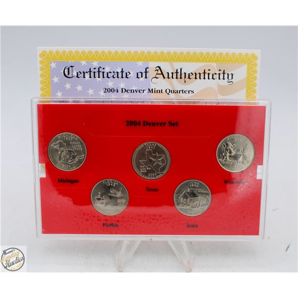 2004D USA DENVER STATE QUARTERS BU MINT SET