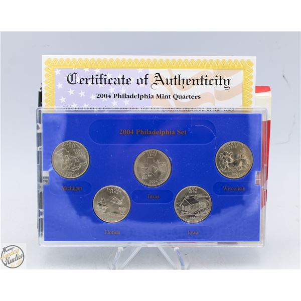 2004P USA PHILADELPHIA STATE QUARTERS SET