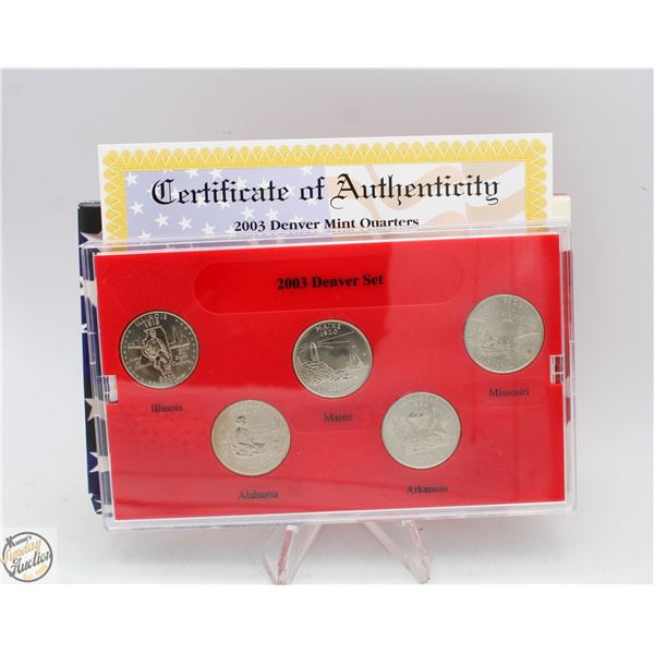2003D USADENVER STATE QUARTERS SET