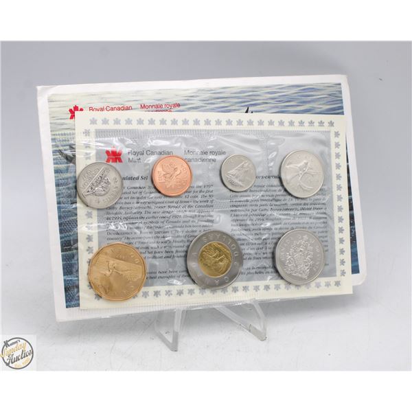 1997 CANADA RCM MINT COIN SET, 25c CARIBOU