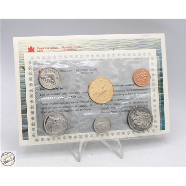 1991 "KEY DATE" 25c RCM SEALED MINT COIN SET