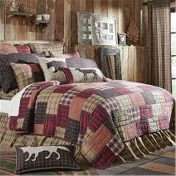 NEW VHC BRANDS OAK & ASHER WYATT TWIN QUILT