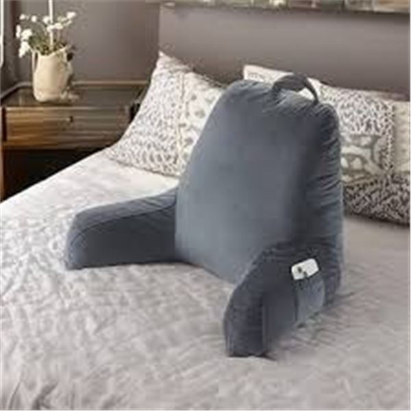 NEW READING PILLOW FOR BED GREY