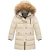 Image 1 : NEW AMROPI KIDS GIRLS WINTER PUFFER JACKET BEIGE