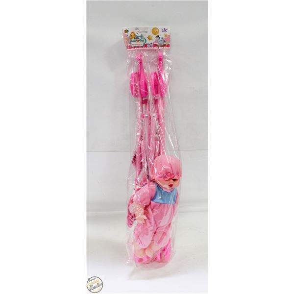 BRAND NEW RYD SWEET DOLL BABY STROLLER PINK