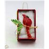 Image 1 : NEW RED RHINESTONE NORTHEN CARDINAL