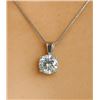 Image 1 : 14K(1.3G) MOISSANITE (1.8CT) PENDANT (NO CHAIN)