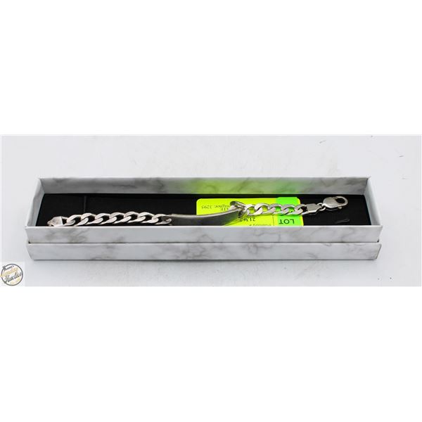 925 SILVER 29 GRAM MENS BRACELET IN BOX-ESTATE