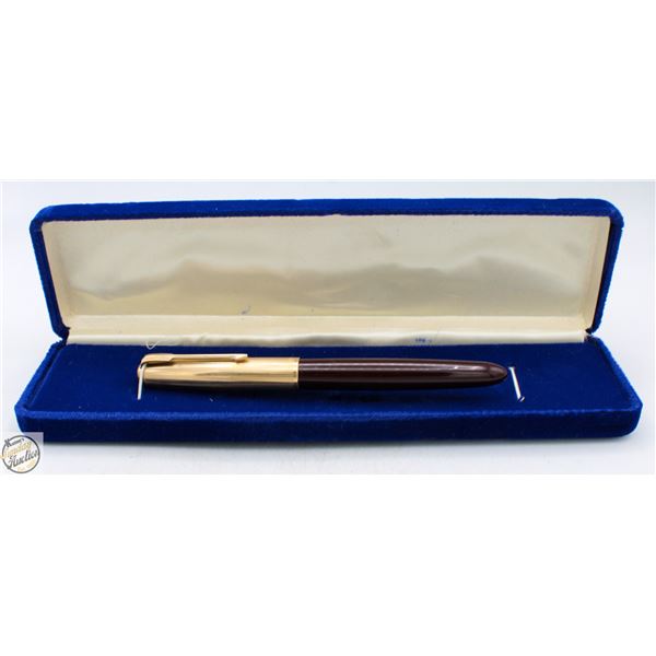 1950S PARKER FOUNTAIN PEN IN BOX