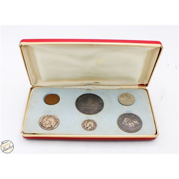 1939 CANADA SILVER COIN SET W CASE