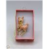 Image 1 : NEW BAMBI BROOCH WITH ACCENTS
