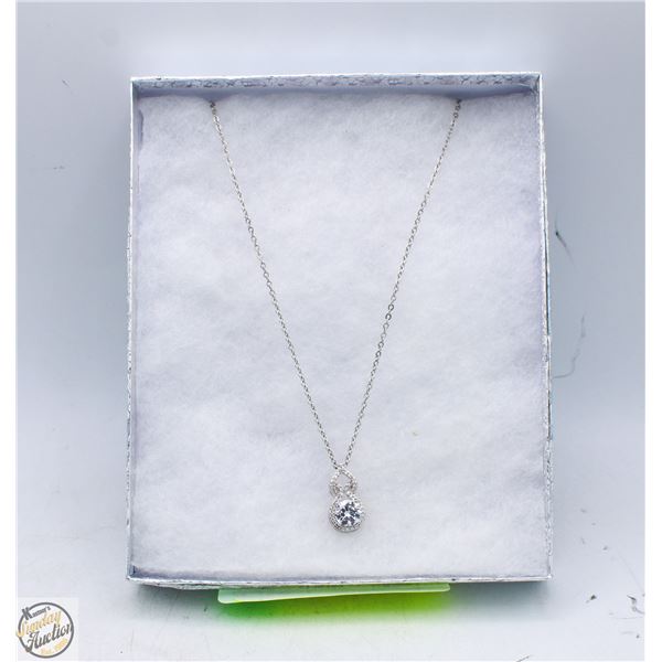 NEW MOISSANITE 2 CARAT PENDANT