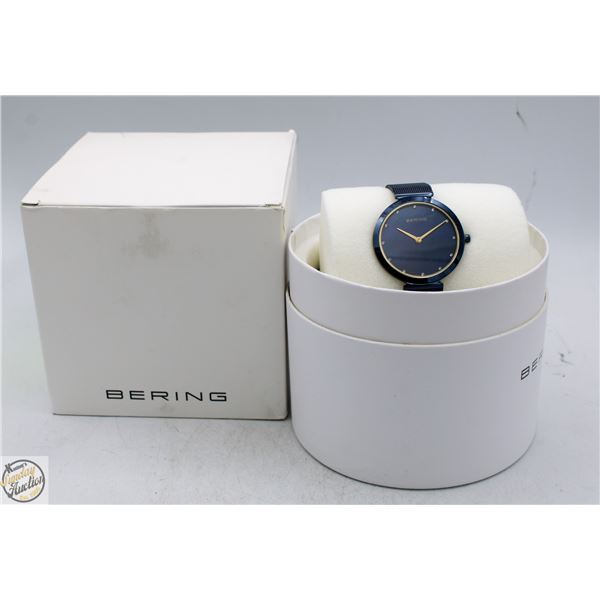 NEW LADIES BERING WATCH, 33MM CASE