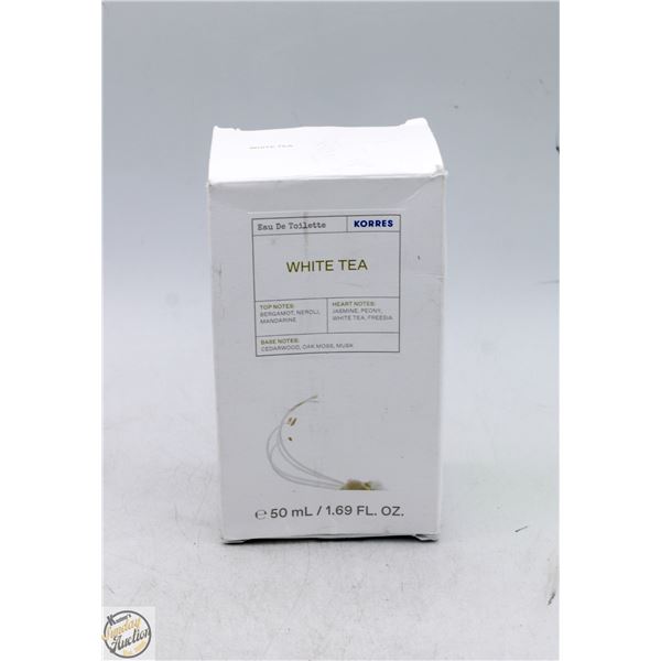 KORRES WHITE TEA 50ML EAU DE TOILETTE, MADE IN