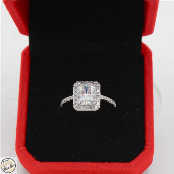 #3395-2.00 CT GRA CERTIFIED RADIANT CUT MOISSANITE