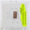 Image 2 : #3431-CANADIAN .999 FINE SILVER 1 GRAM BAR WITH