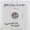 Image 1 : #3432- CANADIAN .999 FINE SILVER 1 GRAM TOKEN WITH