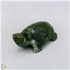 Image 1 : #3425-EMERALD GREEN JADE TURTLE