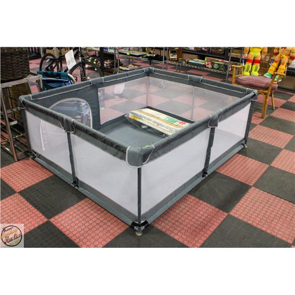 NEW ASSEMBLED LARGE PLAYPEN H-26" W-60" L-72"