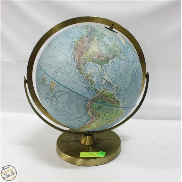 VINTAGE BRASS TRIMMED REPLOGLE LAND & SEA