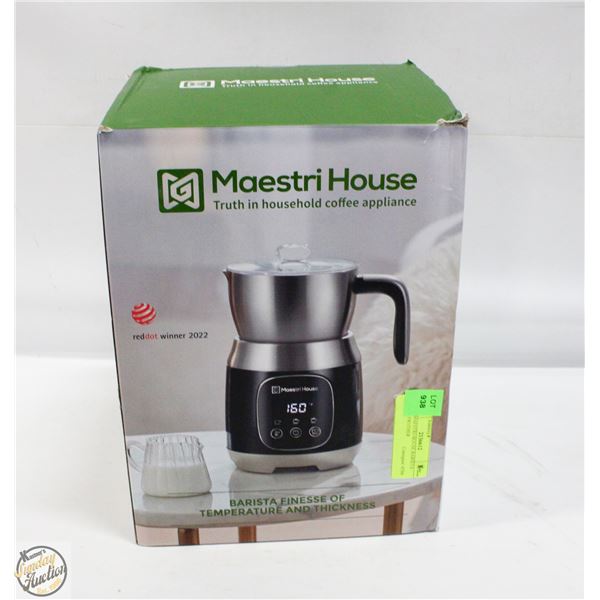 NEW MAESTRI HOUSE BARISTA MILK FROTHER