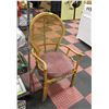 Image 1 : VINTAGE RATTAN PEACOCK CHAIR