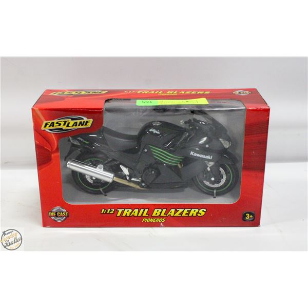 NEW KAWASAKI ZX-14 2009 DIECAST BIKE MODEL, 1/12