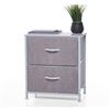 Image 1 : NEW NIGHT STAND FOR BEDROOM BEDSIDE TABLE 2 DRAWER