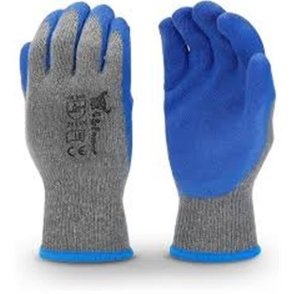 NEW G & F 3100 KNIT GLOVE LATEX GRIP GLOVES 10PK
