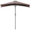 Image 1 : BRAND NEW SONGBATE 9FT STEEL HALF PATIO UMBRELLA