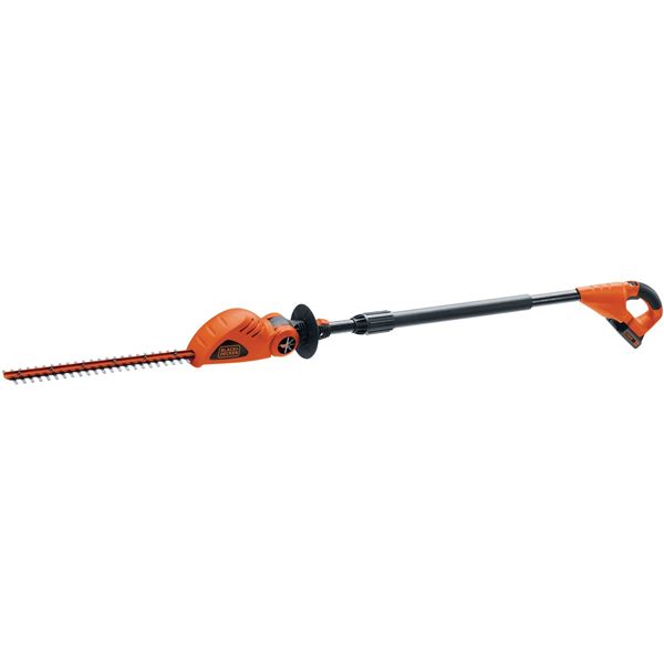NEW W BOX BLACK + DECKER POLE HEDGE TRIMMER