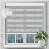Image 1 : NEW SEEYE CORDLESS ZEBRA BLINDS LIGHT GRE 36 X 72"