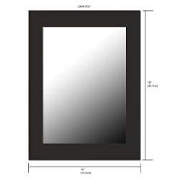 NEW HOME BASICS WALL MIRROR 14 X 18"