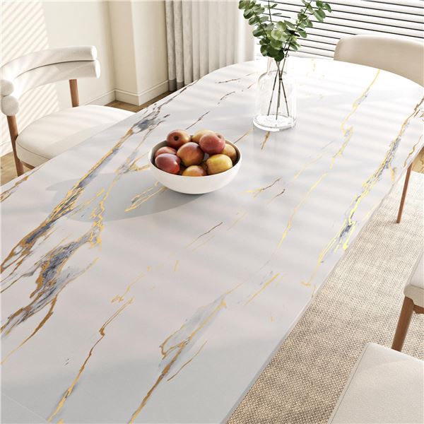 NEW FUNSTICK 24 X 200" WHITE GOLD MARBLE PAPER